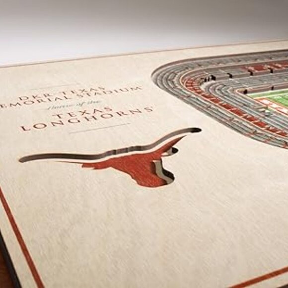 University of Texas Darrell K. Royal 3D Stadium Wall Art - Picture 3 of 5